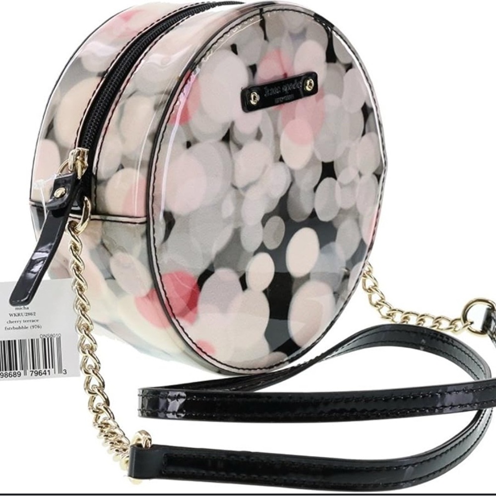KATE SPADE CHERRY TERRACE MICHA CIRCLE BAG, FESTIVE BUBBLES - Picture 1 of 10